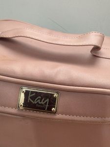 Chic Pink Makeup Bag