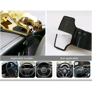 Jaguar Car Phone Holder (Golden) Pack Of 3