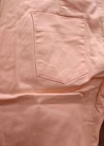 Women Peach Trousers