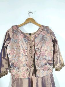 Light Brown Ethnic Gown (Women's)