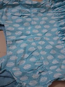 Beautiful Sky Blue tailored short dress