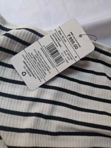 Striped One-Shoulder Dress