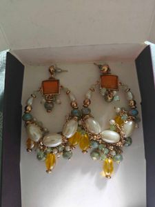 Boho Beaded Hoop Earrings