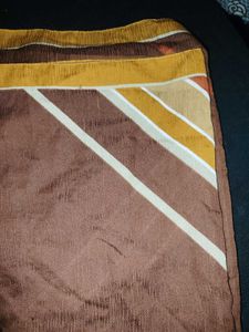 Stylish Striped Brown Hijab Scarf