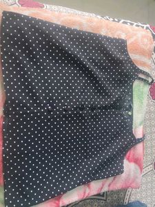 Black Polka Dot Spaghetti Top