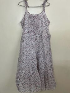 Floral Tiered Midi Dress