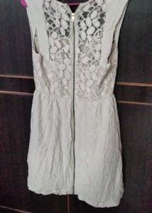 Chic Lace Overlay Dress
