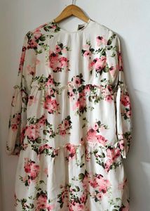 Floral Tiered Mini Dress