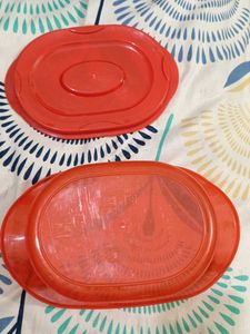 Red Food Container with Lid