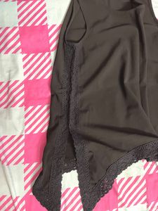 Black Top With Embroidery Design