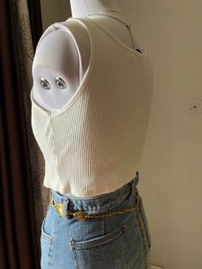 White Honey USA Ribbed Tank Top