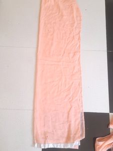 Peach Embellished Salwar Kameez Pants