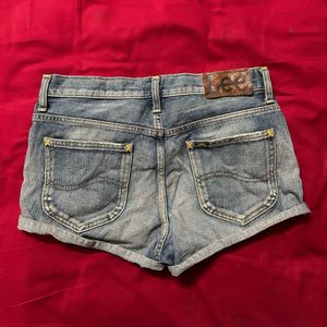 Classic Blue Denim Shorts