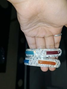 Sparkling Enamel Bangles