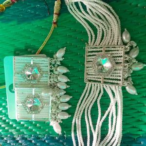 Pearl feminine jwellery set