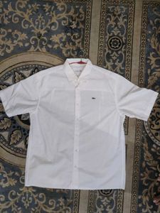 Lacoste White Short Sleeve Shirt