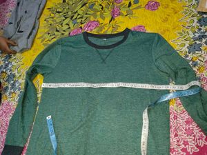 Green Long Sleeve T-Shirt winter men or women