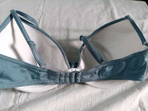 Blue Push-Up Bra
