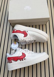 Dripping Swoosh Nike Air Force 1