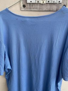 Light Blue Ribbed T-Shirt