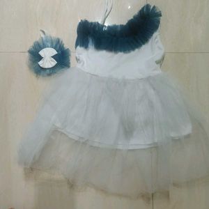 Adorable Tulle Dress with Headband