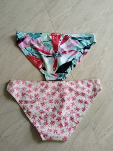 M&amp;S High Leg Bikini Bottoms - Set of 2