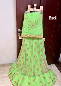 Brand New Green Embroidered Lehenga Choli
