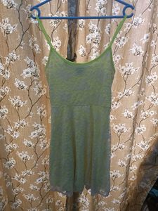Neon Lace short dress