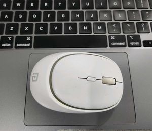Portronics White Wireless Computer Mouse