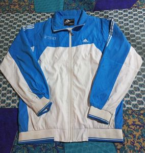 Adidas Sport Jacket Blue White 2 time used
