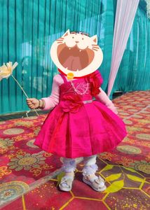 Beautiful Pink Party Dress for Girls