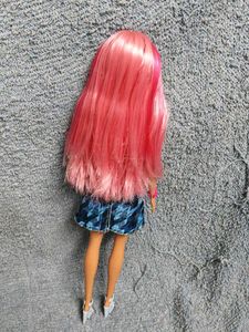 Barbie Doll with Pink Hair