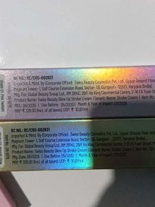 Swiss Beauty Glow Up Strobe Cream &amp; Lipsticks