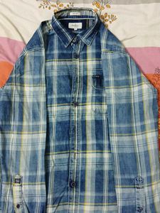 Blue Plaid Shirt