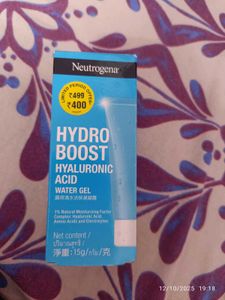 new Neutrogena Hydro Boost Gel