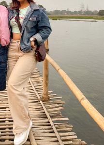 H&M High Waisted Wide jeans