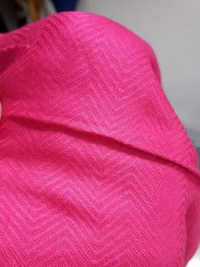 Vibrant Pink scarfs with Fringe pack of 2