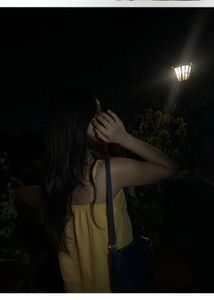 Yellow Spaghetti Strap Top