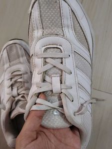 White Lace-Up Sport Sneakers Kids