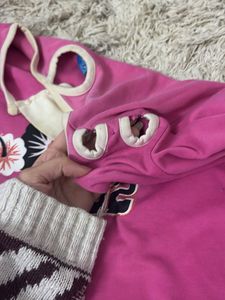 Pink Long Sleeve Top