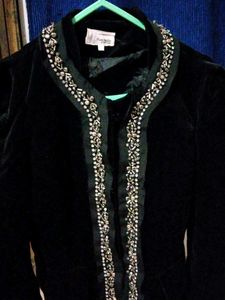 Elegant Black Velvet blazer