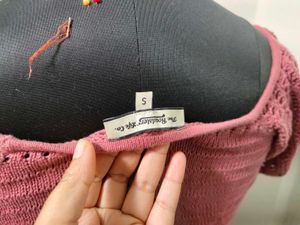 Cropped Roadster pink top