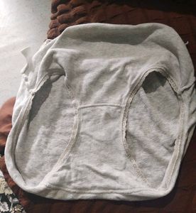 Combo Of Two White Panties And 3 Shorts