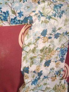 Beautiful Floral Print Ethnic Gown