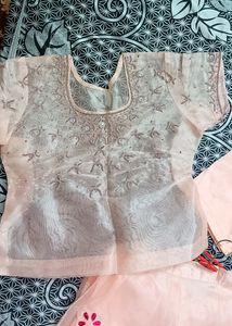 Indo Western Lehnga Double Choli Set