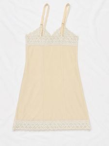 Lace Trim Slip Dress