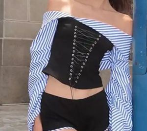 Stylish Off-Shoulder Corset Top