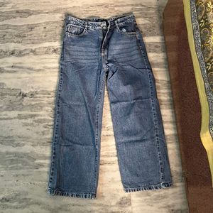 Wide Leg Denim Jeans