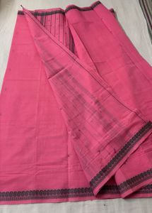 🆕Unused Pink Cotton Saree