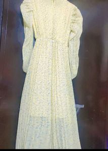 Light Yellow Dress For Girl Or Woman 30 Bust
